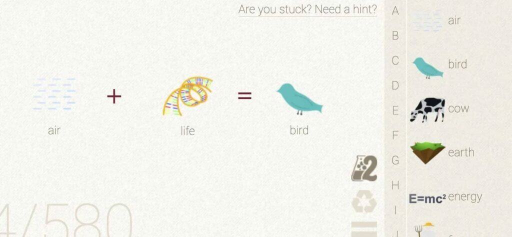 How To Make Bird In Little Alchemy? (Air + Life = Bird) - Into Yard