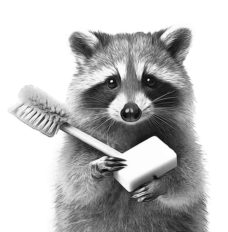 Do raccoons eat soap? 