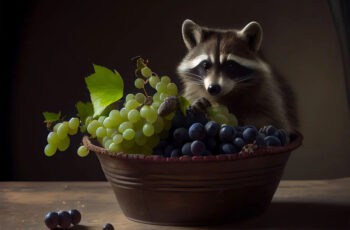 Can raccoons eat Grapes? grape seeds? oranges?